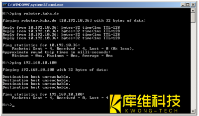 <b>庫(kù)卡機(jī)器人KRC4控制系統(tǒng) Ping 的工作原理</b>